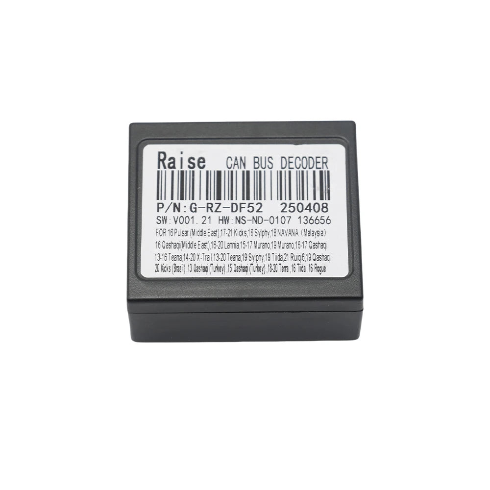 CANBus Decoder Harness Wiring Adapter for Nissan Qashqai J11 Tiida Sentra X-trail Teana 16 Pin Connector Radio Antenna Cable