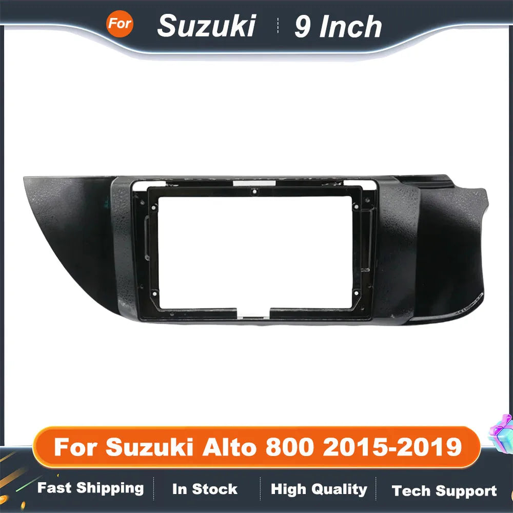9 Inch Car Frame Fascia Adapter For Suzuki Alto 800 2015-2019 Android Radio Dash Fitting Panel Kit