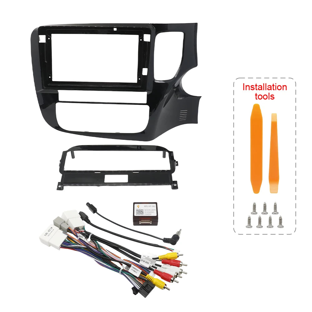 9 Inch Dvd Player Panel Radio Head Unit Stereo for Mitsubishi Outlander 3 RHD 2012-2018 Car Android Frames