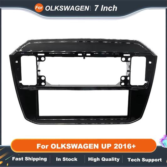 7 inch 2 Din Car Audio Frame For OLKSWAGEN UP 2016+ GPS Navigation Fascia Panel Car DVD Plastic Fascia