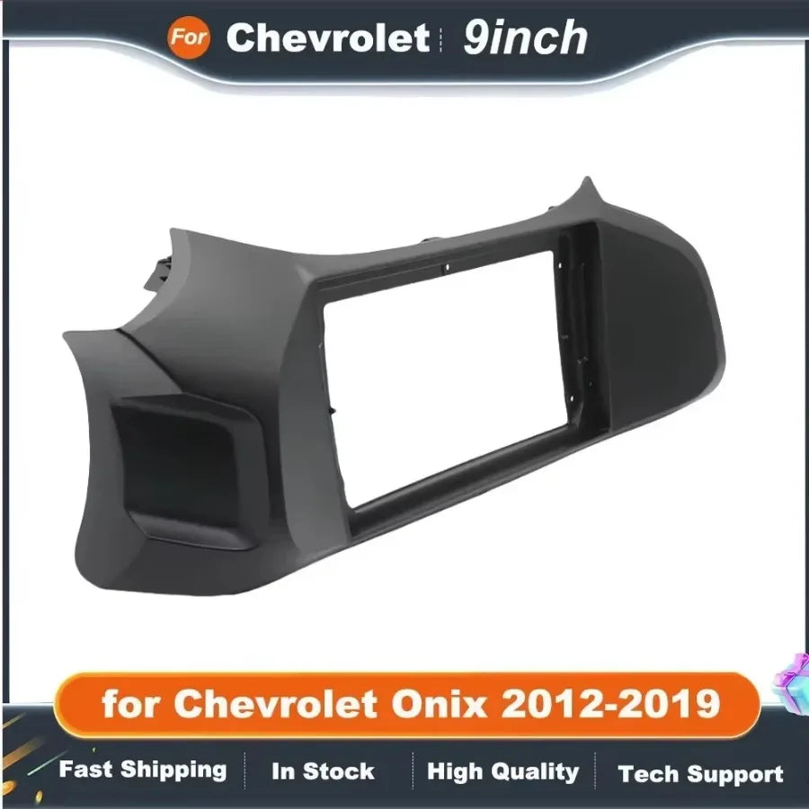 9 Inch 2Din Car Radio Frame for Chevrolet Onix 2012-2019 Installation DVD Big Screen Plastic Dash Mount Kit