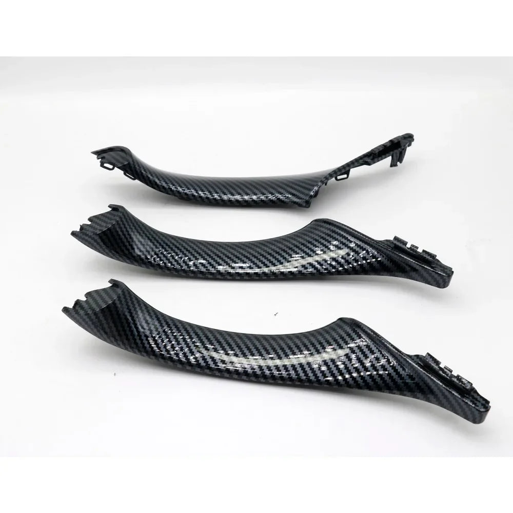 LHD RHD Fiber Interior Door Pull Handle 7PCS Set For BMW 5 Series F10 F11 F18 520i 523i 525i 528i 535i