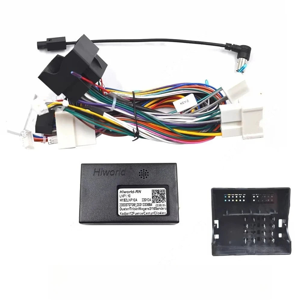Android Canbus Box For Renault Megane 3 Renault Traffic 16-pin Harness Wiring Power Cables Car Radio power  2008-2014