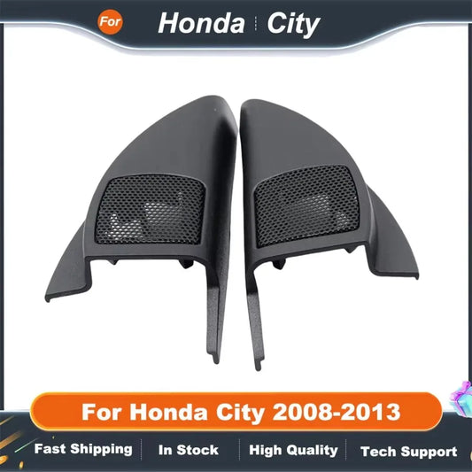 Angle Gum Mounts Car Radio Frame Fitting Kit for HONDA CITY 2008-2013 2Pcs Tweeter Speaker Cover Boxes Refitting Accessories
