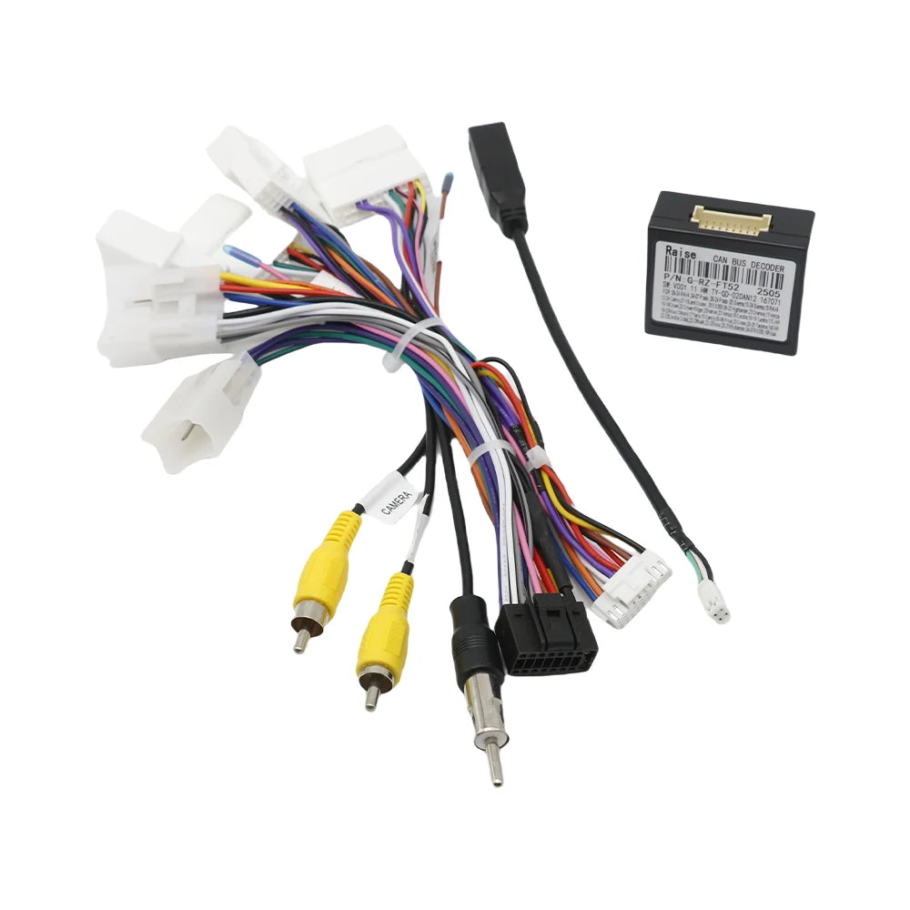 KRS-TY-05 Car Audio Android for Toyota Prius 2013 16 Pin Wiring Cable Adapter with Canbus Android 2 Din GPS Car Radio Receiver