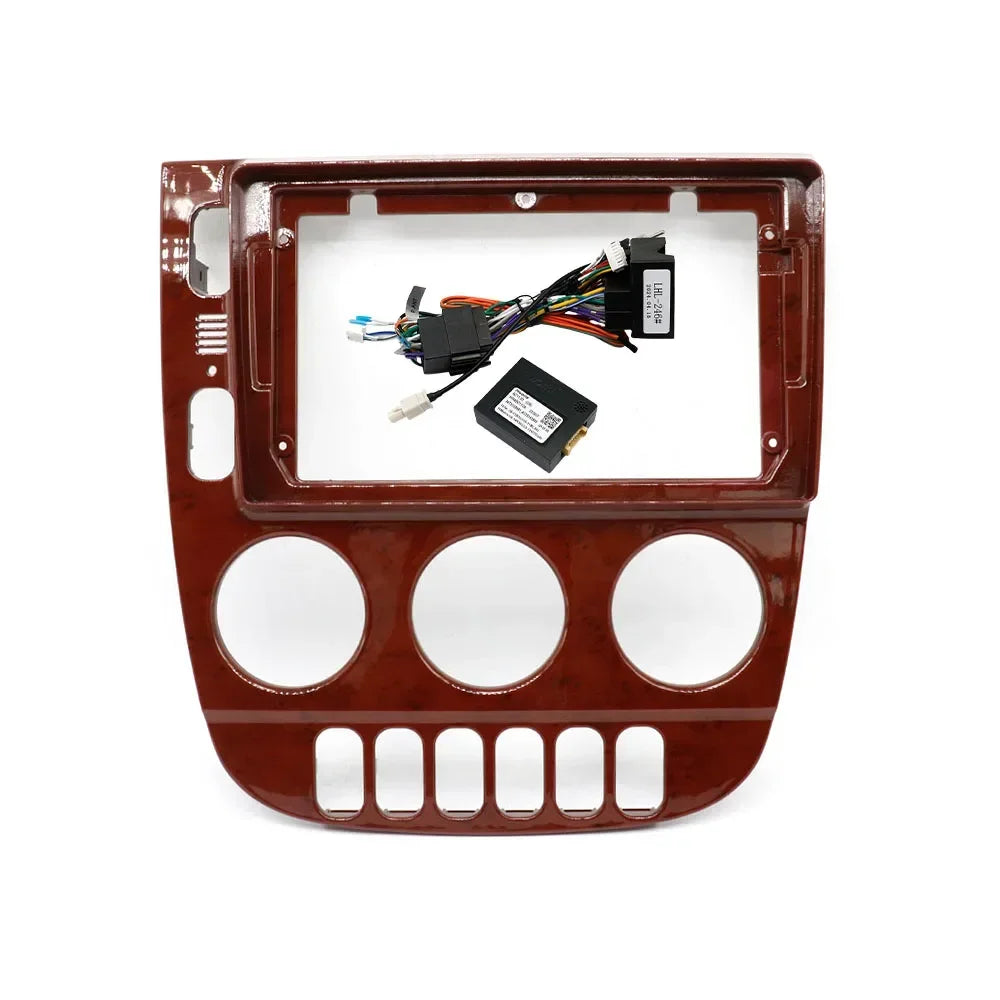 AUTODAILY 9 Inch Car Frame Fascia Adapter Android Radio Dash Fitting Panel Kit For Benz ML ML320 M-Class W163 2003-2005