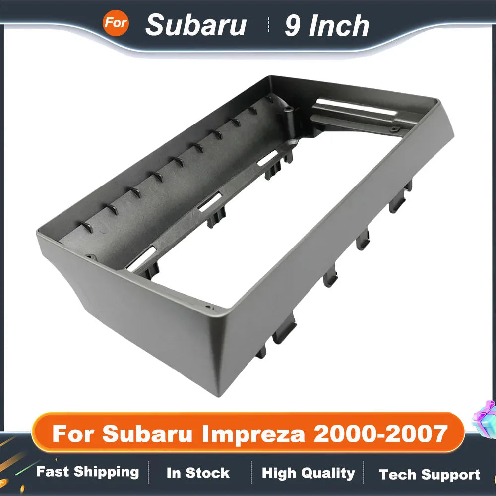 9 Inch Car Frame Fascia Adapter  For Subaru Impreza 2000-2007 Canbus Box Decoder Android Radio Audio Dash Fitting Panel Kit