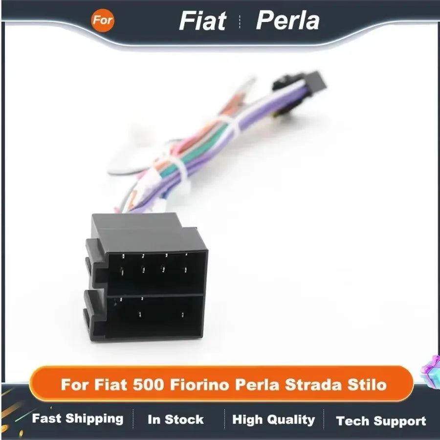 16pin Power Cable with CANBUS Box for Fiat 500 Fiorino Perla Strada Stilo Android Radio