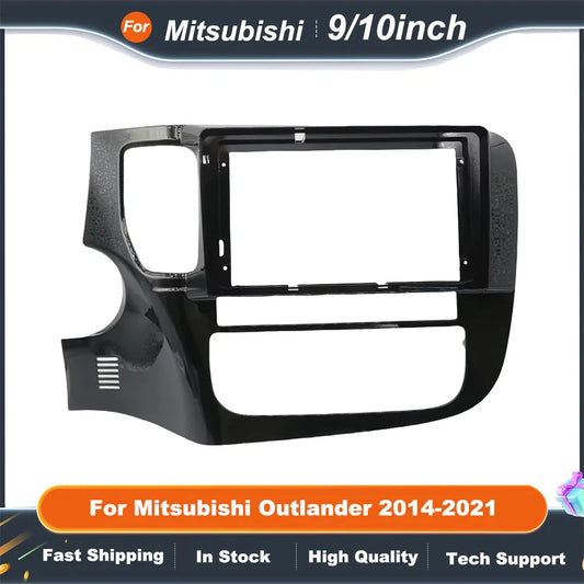 9 Inch 10 Inch Car Frame Fascia Adapter Android Radio Dash Fitting Panel Kit For Mitsubishi Outlander 2014-2021