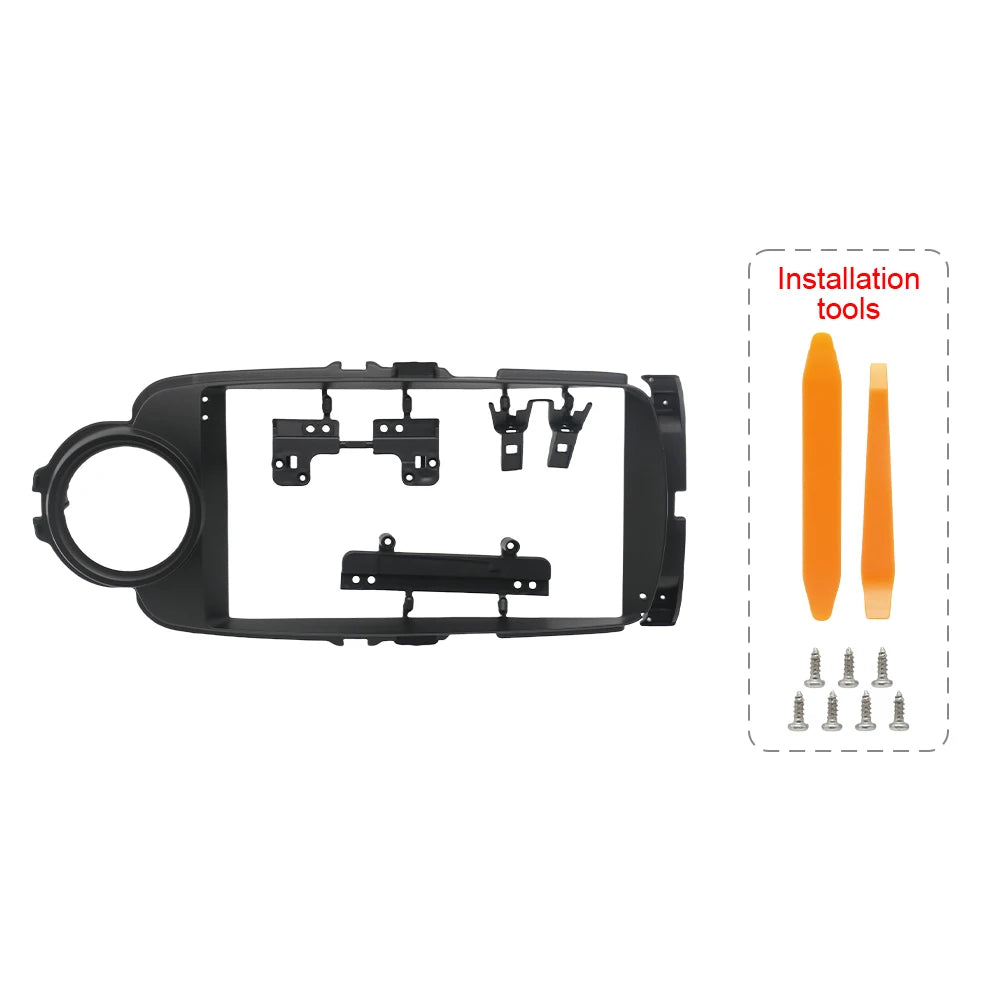9 Inch 22.86cm for 2012-2017 Car Radio Android Frame Stereo Panel Player Fascias Harness Canbus for TOYOTA YARIS VITZ PLATZ