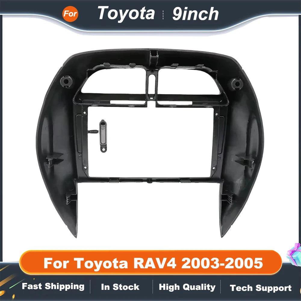 9 Inch Car Radio Fascia Adapter For Toyota RAV4 2003-2005 Android Radio Dash Fitting Panel Kit