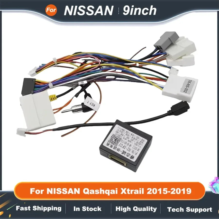 10.1-Inch Car Radio Frame Double Din DVD GPS MP5 Plastic Fascia Panel for NISSAN QASHQAI XTRAIL 2015-2019