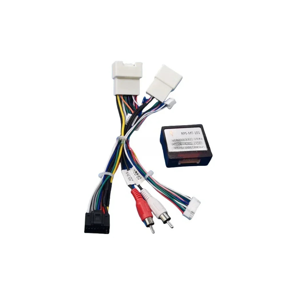 Car 16 Pin Radio Wiring Harness Canbus Box For Mitsubishi Outlander Pajero (2006-2013) Stereo Wire Aftermarket Android adapter