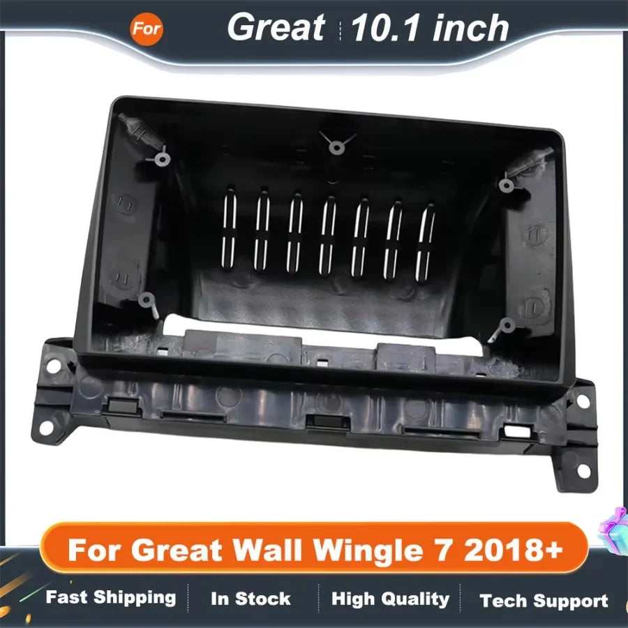 10.1 inch car stereo frame For Great Wall Wingle 7 2018+ Adapter Canbus Box Decoder Android Radio Dash Fitting Panel Kit