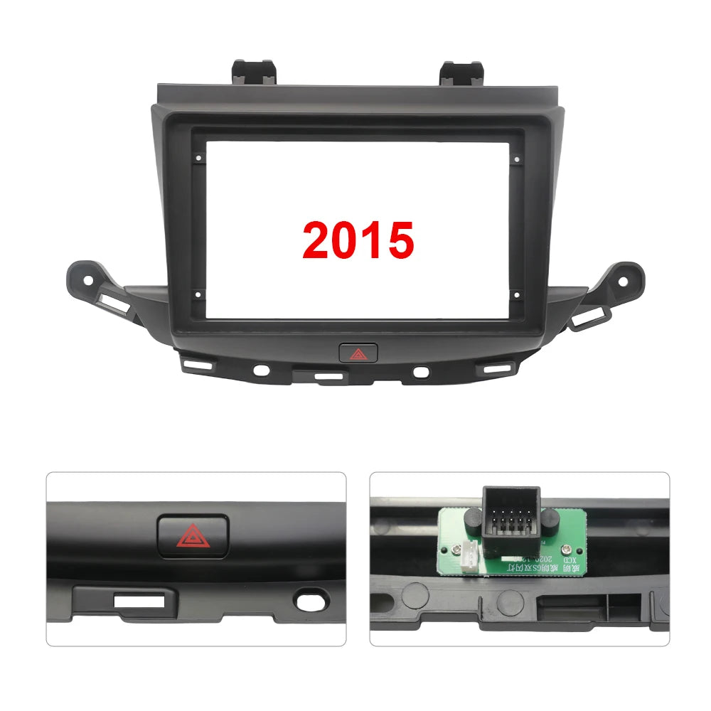 9 Inch 22.86cm Car Radio Frame for Opel Astra K Buick Verano GS 2015-2021 Stereo Panel Wiring Harness Power Cable Adapter Canbus