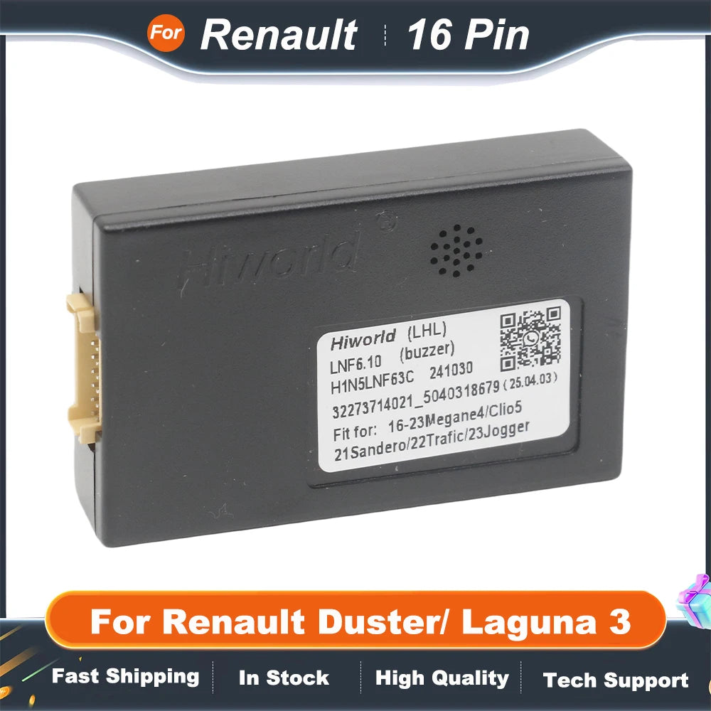 16 Pin Canbus Box With Cable Adaptor For Renault Duster/ Laguna 3 Radio Car With Wiring Harness Cable Android Car Radio