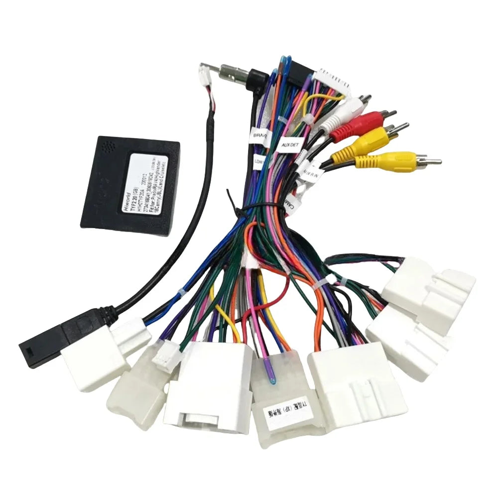 JBL16 Pin Car Radio Stereo Wiring Harness Cable Adapter For Toyota Prado 150 2013/Camry 2018/Avensis 2012/Verso 2016/RAV4 2017