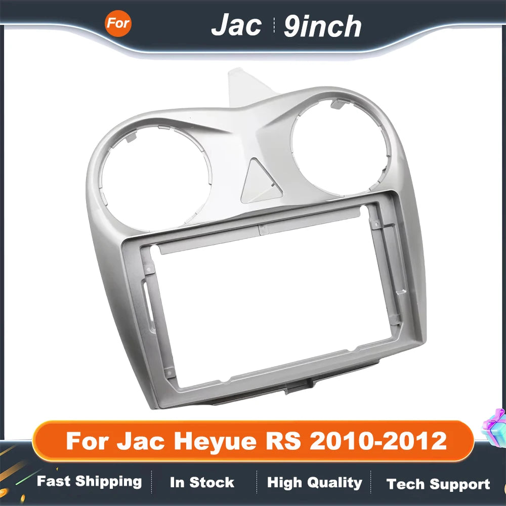9 Inch car stereo frame Adapter For Jac Heyue RS 2010-2012 Android Radio Dash Fitting Panel Kit