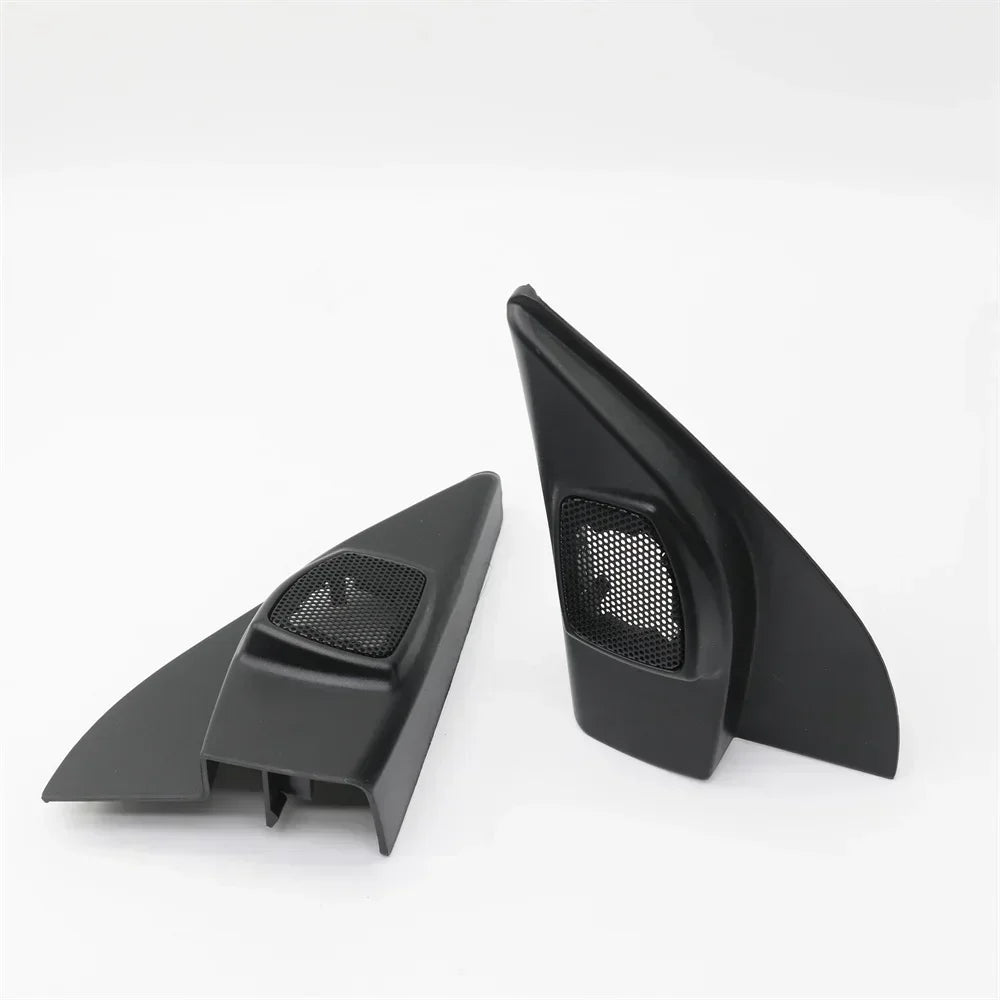2PCS For Nissan March 2010-2018 Car Tweeter Refitting Audio Door Angle Gum Speaker Cover Boxes Mounts