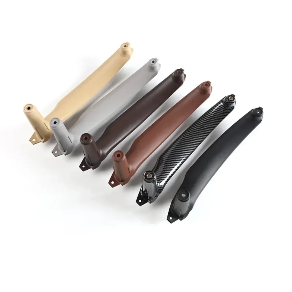 LHD RHD Upgraded Interior Fiber Door Handle Cover Trim Replacement For BMW X5 X6 E70 E71 E72 2007-2014