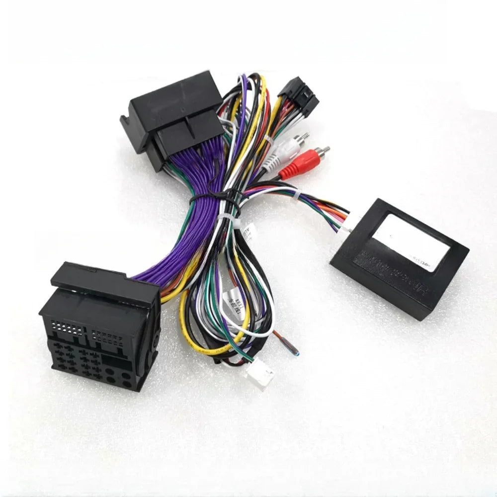 Car Radio Canbus Box Decoder For Peugeot 407 2004-2009 (Save CD) Wiring Harness Plug Power Cable Android 2 Din GPS Radio