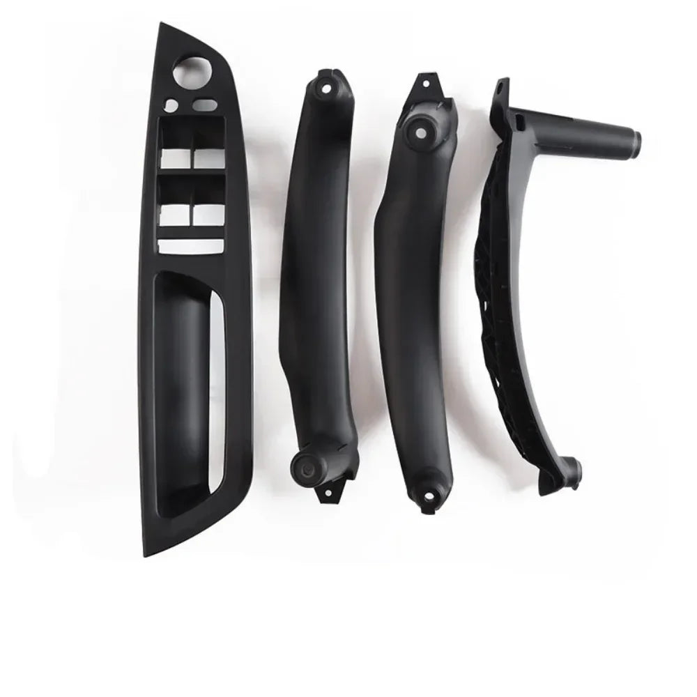LHD RHD Upgraded Interior Fiber Door Handle Cover Trim Replacement For BMW X5 X6 E70 E71 E72 2007-2014
