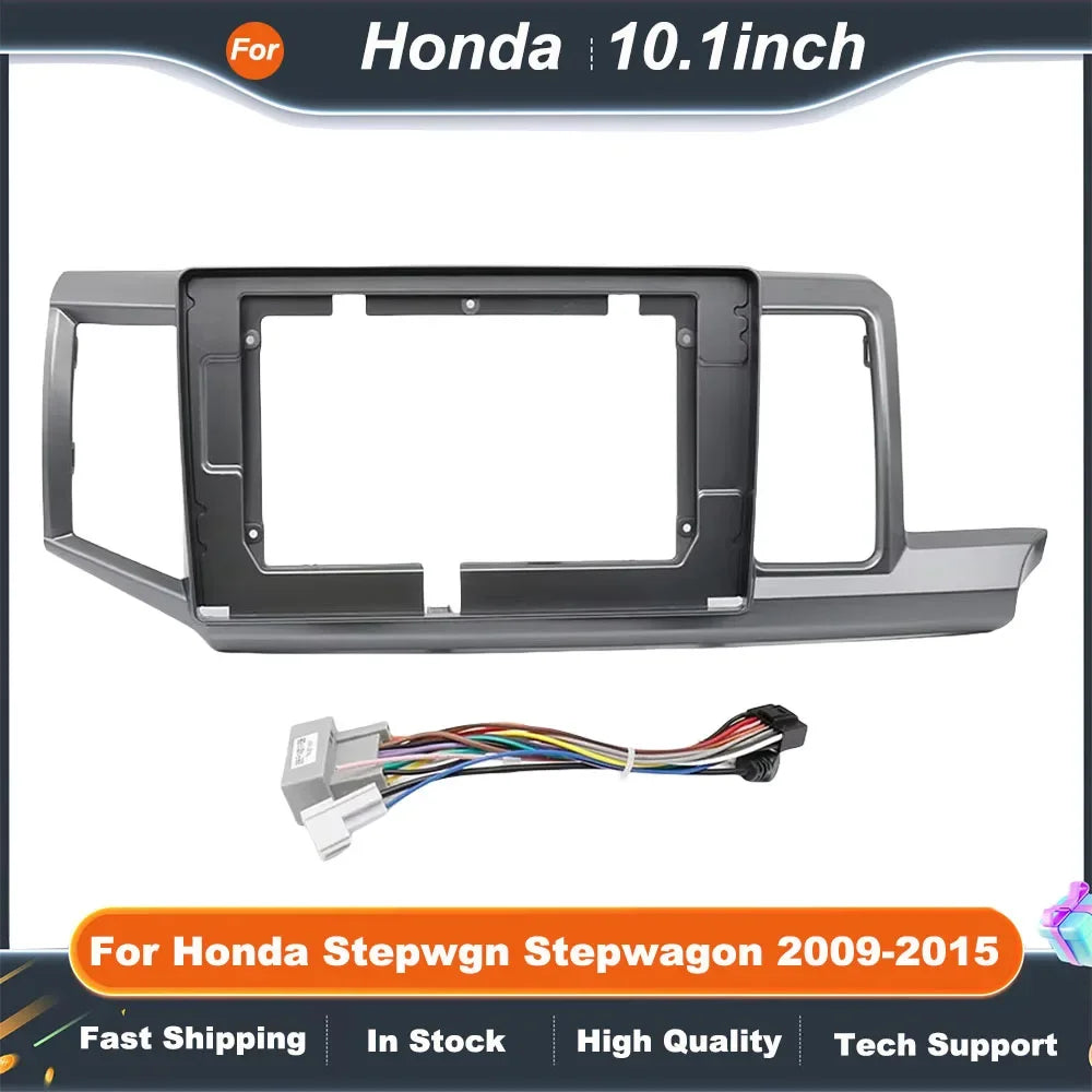 10.1 Inch car multimedia frame Adapter For Honda Stepwgn Stepwagon 2009-2015 Android Radio Dash Fitting Panel Kit