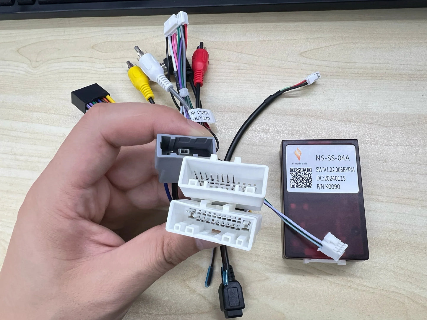 16pin Car Audio Wiring Harness with Canbus Box NS-SS-04A For Nissan Qashqai 06-13 X-TRAIL 13-21 Stereo Installation Wire Adapter