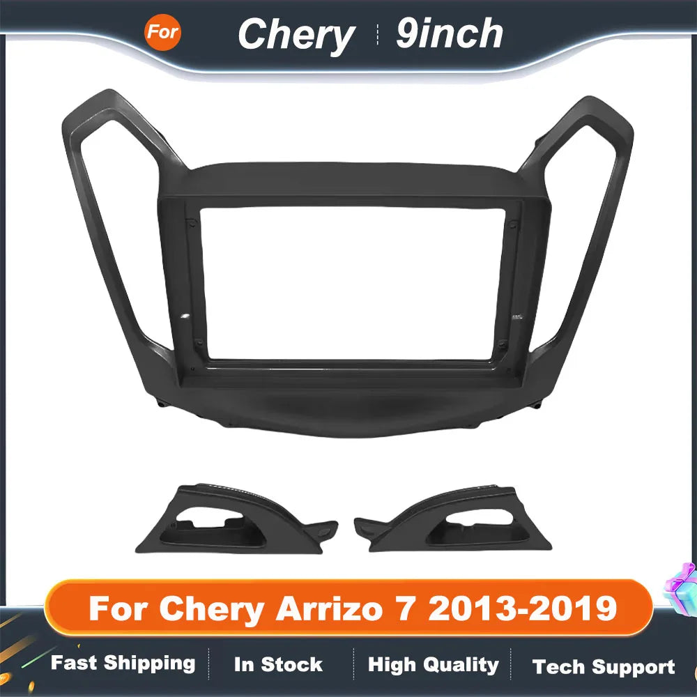 9 Inch Car Audio Fascia Panels Adapter For Chery Arrizo 7 2013-2019 Android Radio Dash Fitting Panel Kit
