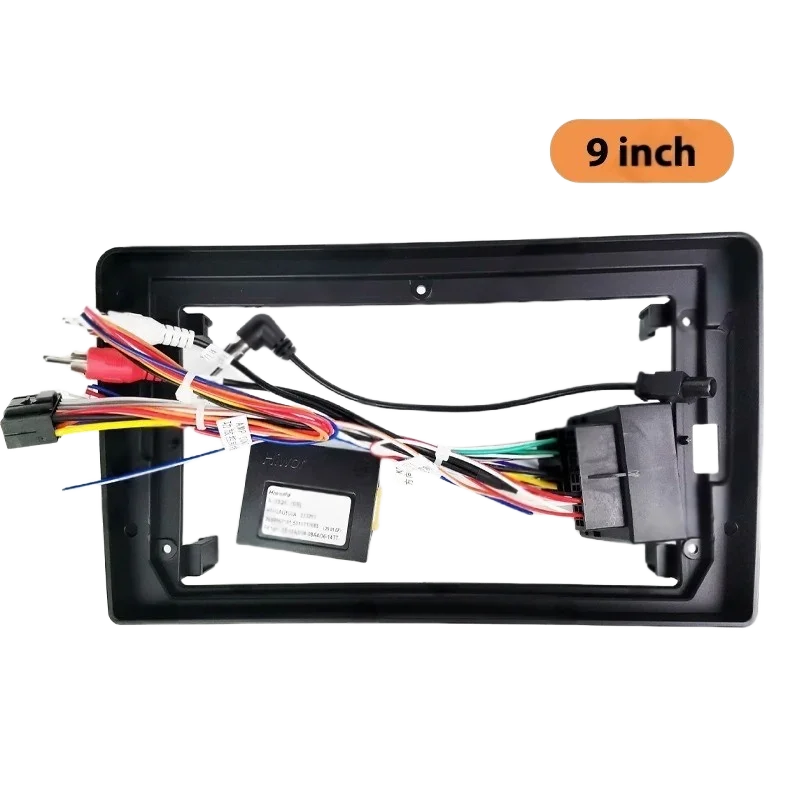 Dashboard Panel Frame for Audi A3 8P 2008 to 2012, Radio Wiring Harness Adapter, CAN Bus Decoder, for 2DIN 9" Android Multimedia