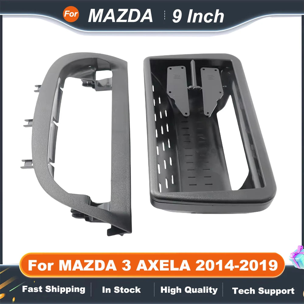 9 Inch Car Frame Fascia Adapter  For MAZDA 3 AXELA 2014-2019 Android Radio Audio Dash Fitting Panel Kit