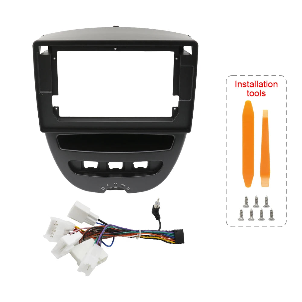 7/10inch Universal Car Radio Frame For Toyota Aygo Citroen C1 Peugeot 107 2005-2014 Android MP5 Stereo Player 2Din Head