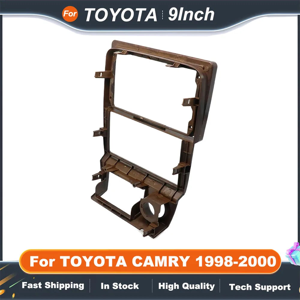 9 Inch Car Radio Stereo Frame For TOYOTA CAMRY 1998-2000 GPS MP5 Android Player 2 Din Fascias Panel DashBoard Cover Kit