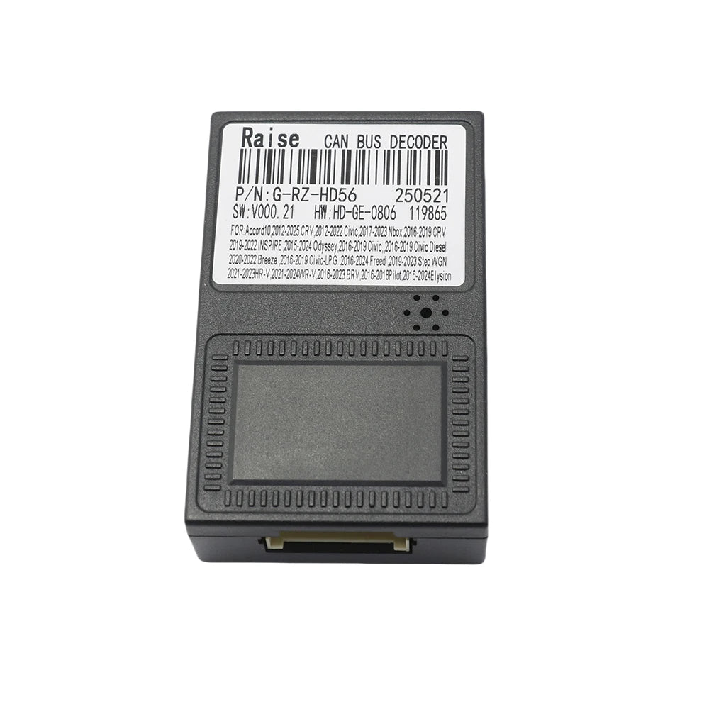 G-RZ-HD56 for HONDA CRV 2012-2016 (2.4) Android Car Radio Canbus Box for HONDA Decoder Wiring Harness Adapter Power Cable
