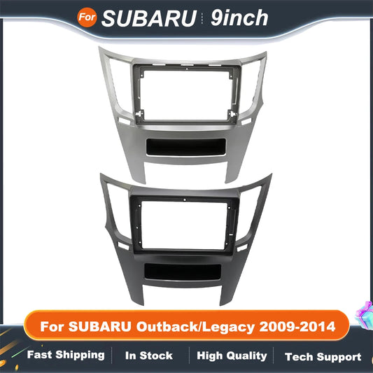 9Inch Car Radio Fascia For SUBARU Outback/Legacy 2009-2014 Auto Stereo Audio Player DVD Panel Dash Kit Frame Bezel Faceplate