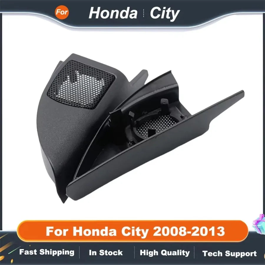Angle Gum Mounts Car Radio Frame Fitting Kit for HONDA CITY 2008-2013 2Pcs Tweeter Speaker Cover Boxes Refitting Accessories
