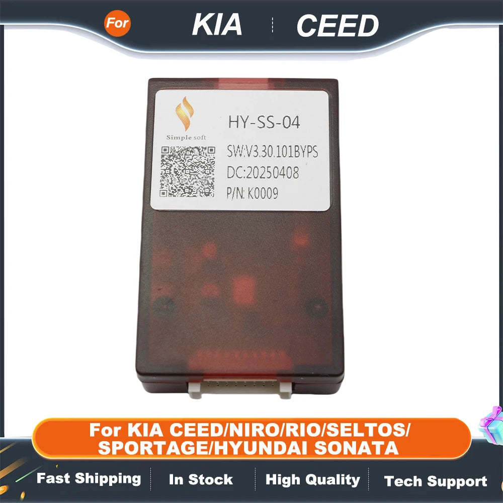 For KIA CEED/NIRO/RIO/SELTOS/SPORTAGE/HYUNDAI SONATA 9 Android 2 Din GPSCar Radio Canbus Decoder Wiring Harness Adapter HY-SS-04