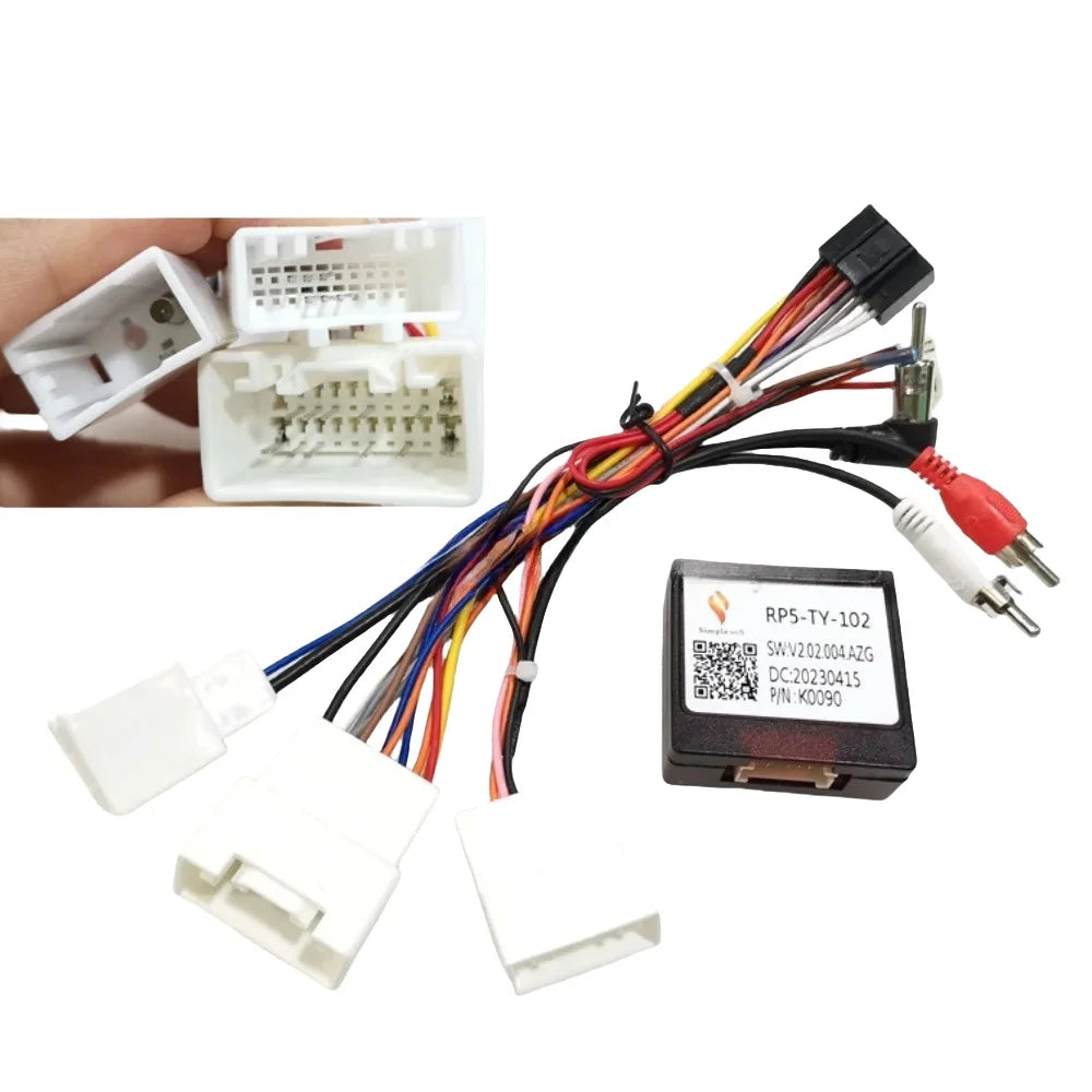 For Toyota Highlander 2013/Sienna 2006 /Prado 2010 /LAND CRUISER 100 2004 With JBL Function16 Pin Canbus Box With Cable Adaptor