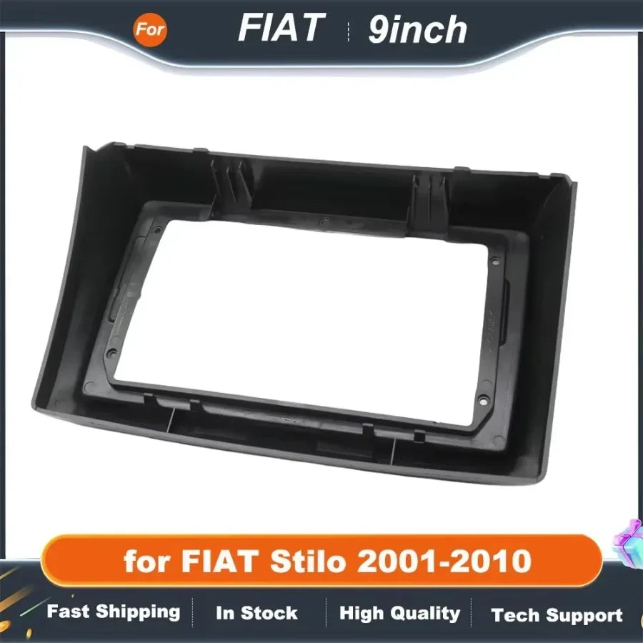9 Inch 2Din Car Audio Fascia Panels For FIAT Stilo 2001-2010 DVD Stereo Frame Plate Adapter Mounting Dash Bezel Trim Kit