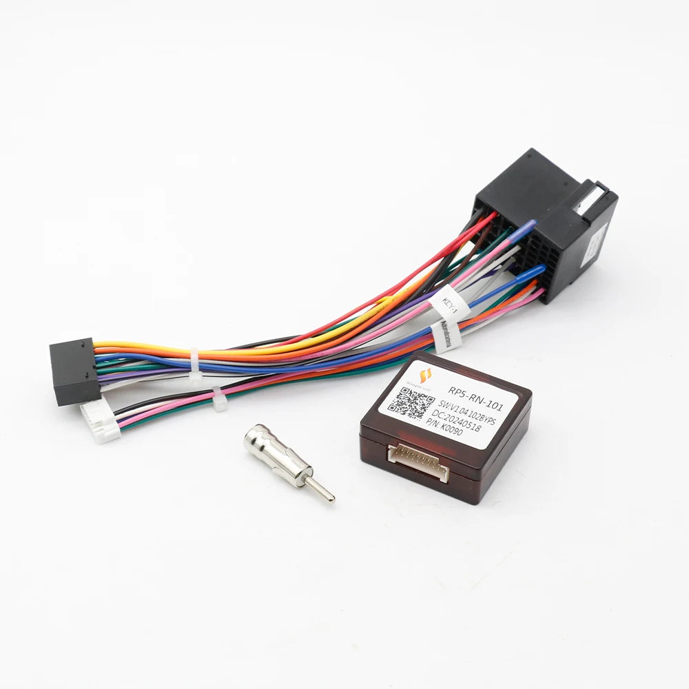 Car 16pin Wiring Harness Adapter Canbus Box Decoder Radio Power Cable For Renault Logan Sandero Duster Symbol RP5-RN-101