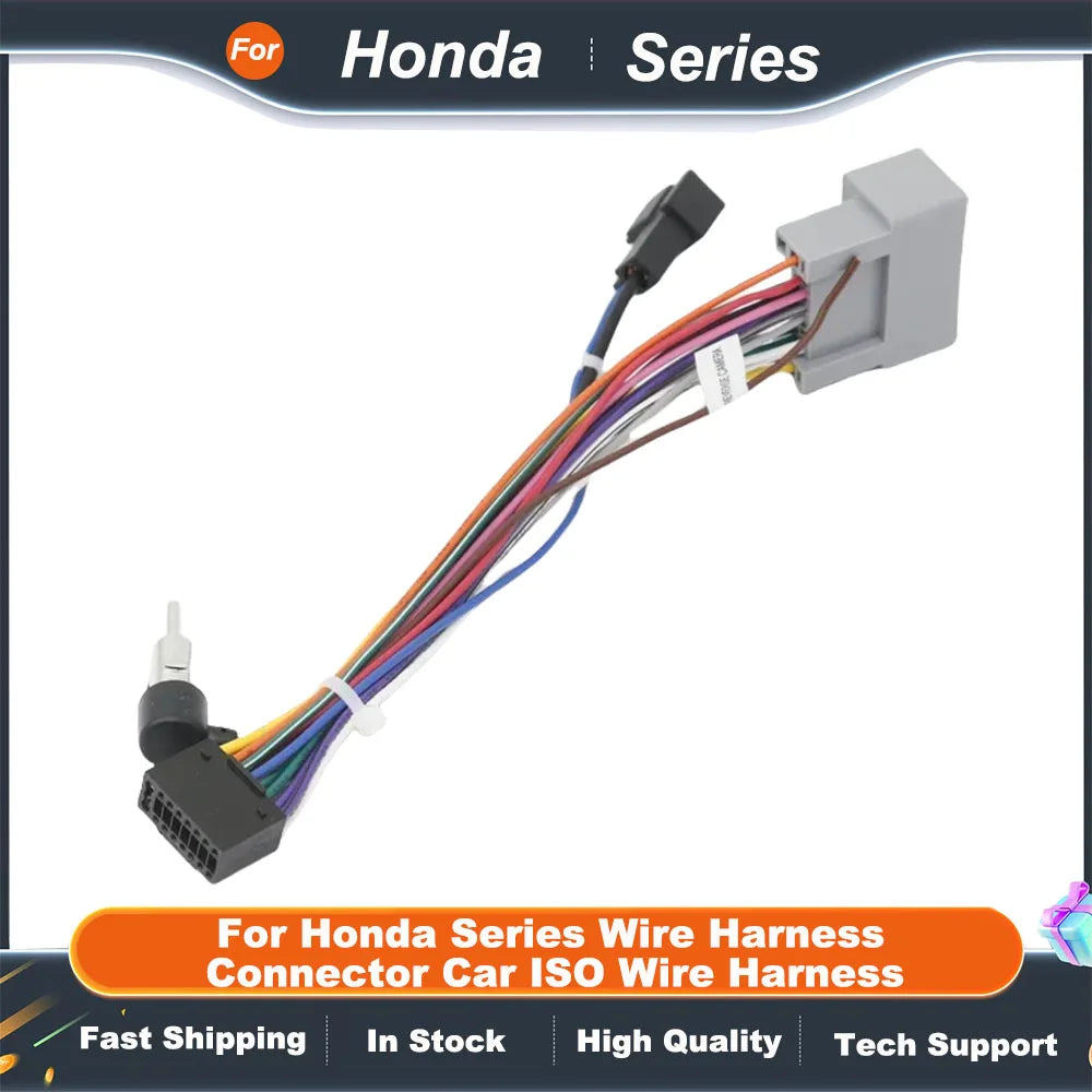 JF-HD-01 For Honda Series Wire Harness Connector Car ISO Wire Harness Canbus Box Cable