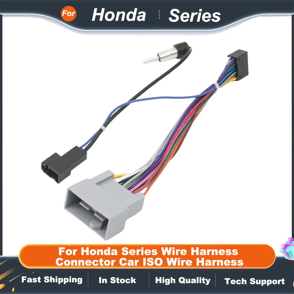 JF-HD-01 For Honda Series Wire Harness Connector Car ISO Wire Harness Canbus Box Cable