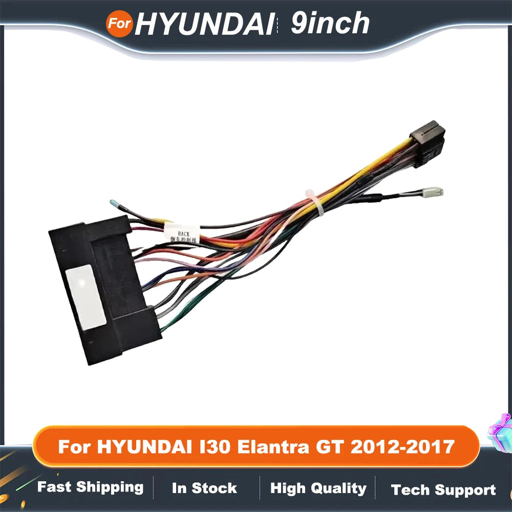 9 Inch car stereo frame For HYUNDAI I30 Elantra GT 2012-2017 Android MP5 GPS Stereo Player Head Unit Panel Casing Frame Kit