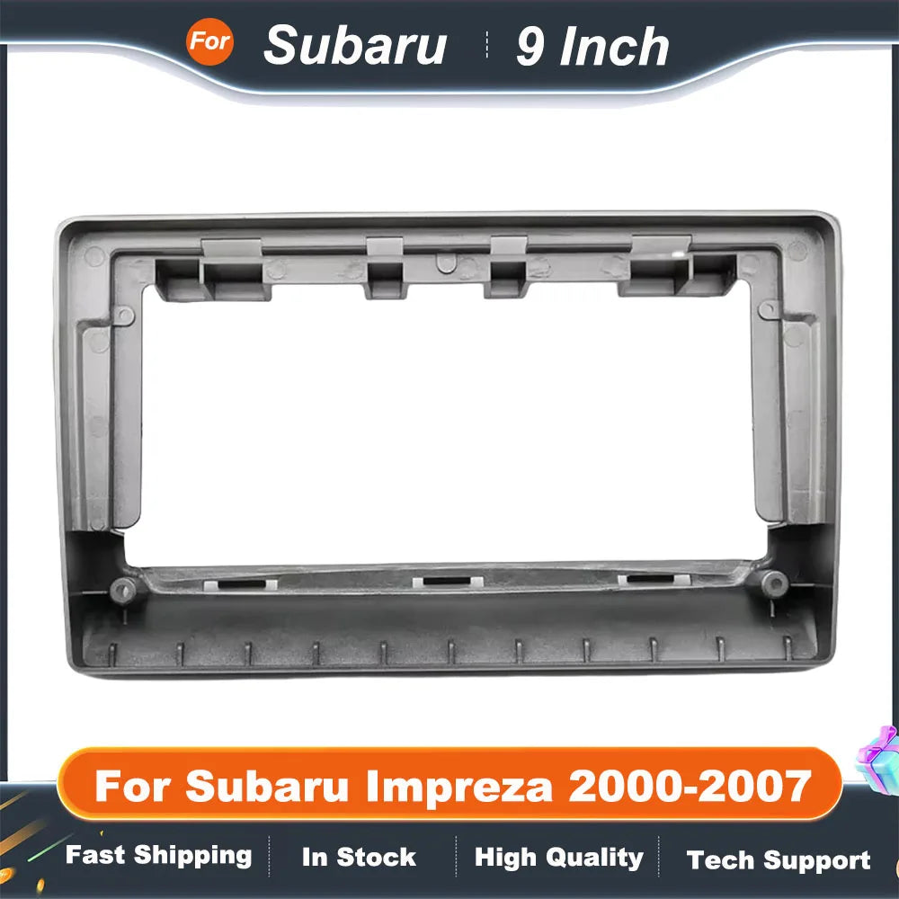 9 Inch Car Frame Fascia Adapter  For Subaru Impreza 2000-2007 Canbus Box Decoder Android Radio Audio Dash Fitting Panel Kit
