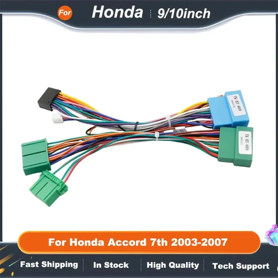 9/10Inch Car Accessories Car Radio For Honda Accord 7th 2003-2007 Dashboard Android Car Dvd Player Frame