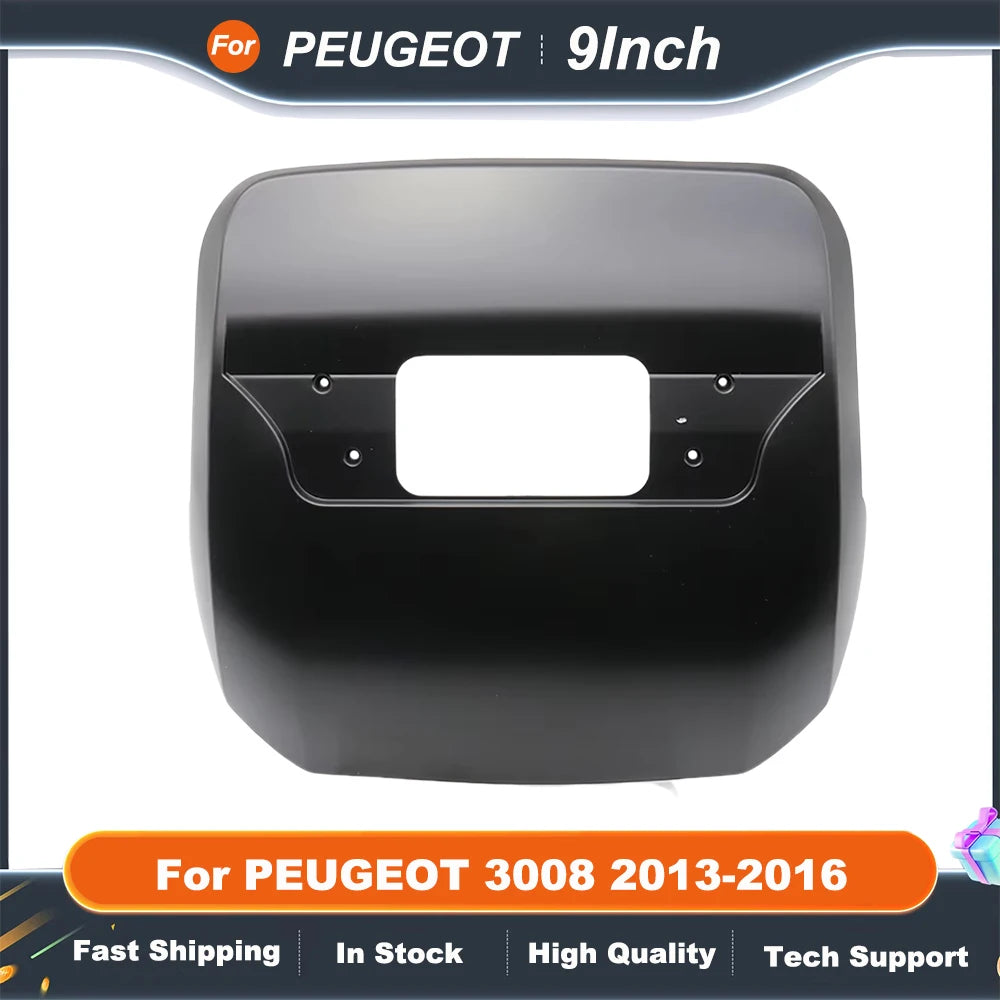 9 Inch Car Audio Fascia Panels For PEUGEOT 3008 2013-2016 Canbus Box Adapter Android Radio Dash Fitting Panel Kit