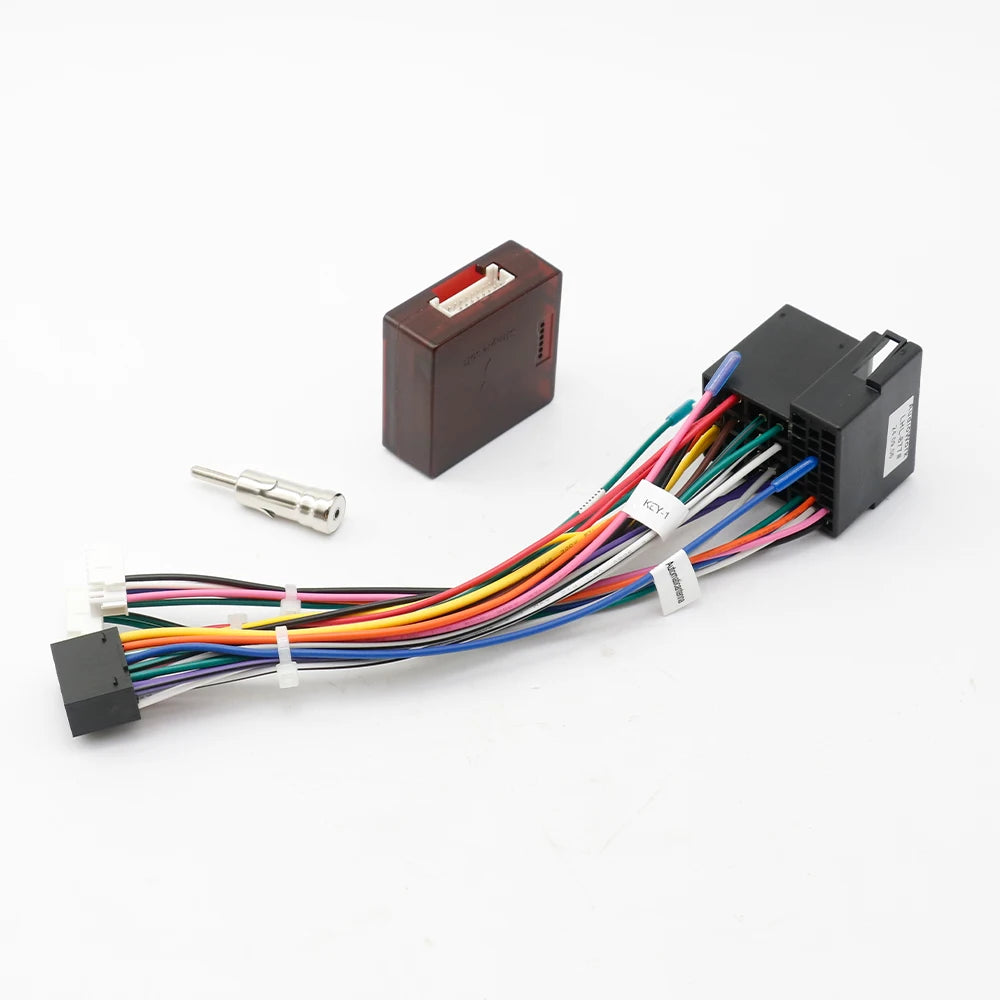 Car 16pin Wiring Harness Adapter Canbus Box Decoder Radio Power Cable For Renault Logan Sandero Duster Symbol RP5-RN-101