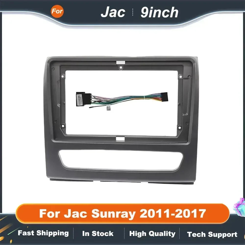 9 Inch Car Radio Frame Adapter For Jac Sunray 2011-2017 Android Radio Dash Fitting Panel Kit