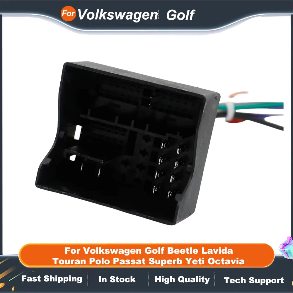 Car Wiring Harness Adapter Canbus Box For Volkswagen Golf Beetle Lavida Touran Polo Passat Superb Yeti Octavia VW-RZ-08