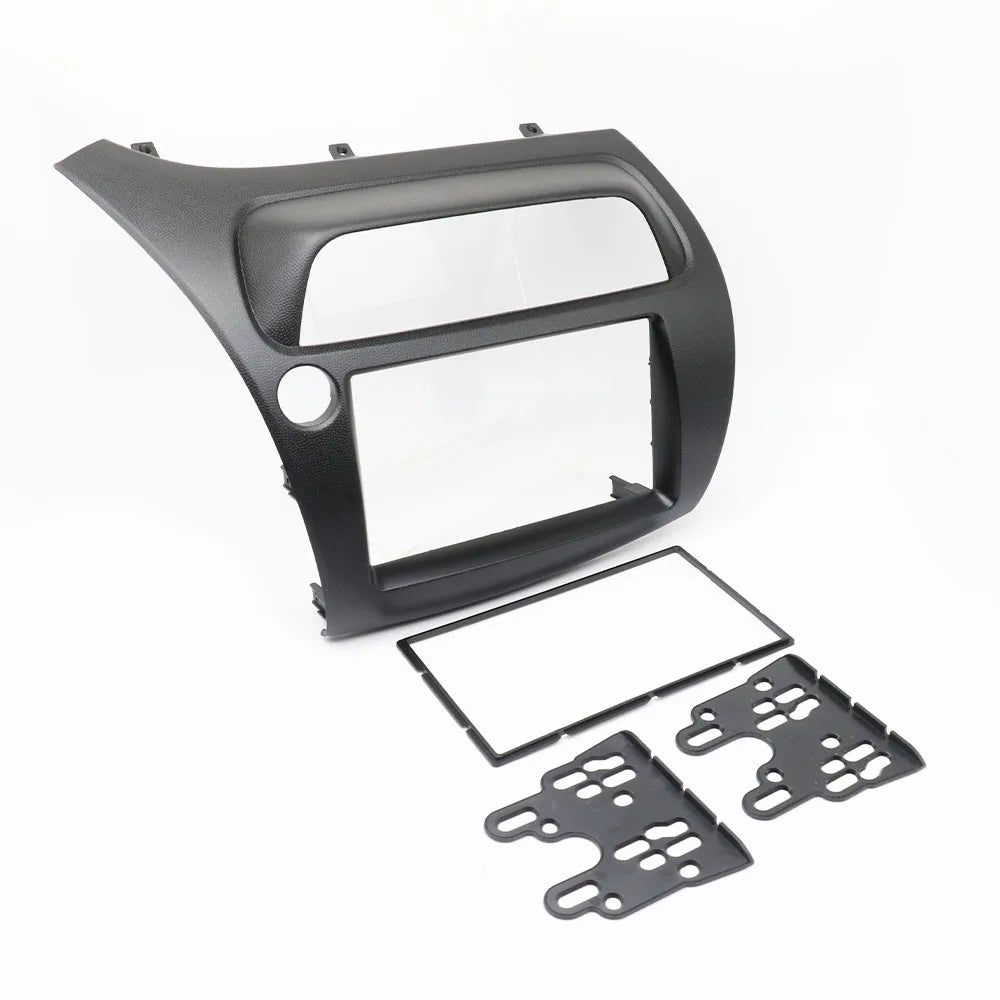 2 Din Car Fascia Radio Panel for Honda- Civic- Hatchback 2006-2011CD DVD  Frame  Adapter Cover Trim  (Left Wheel)